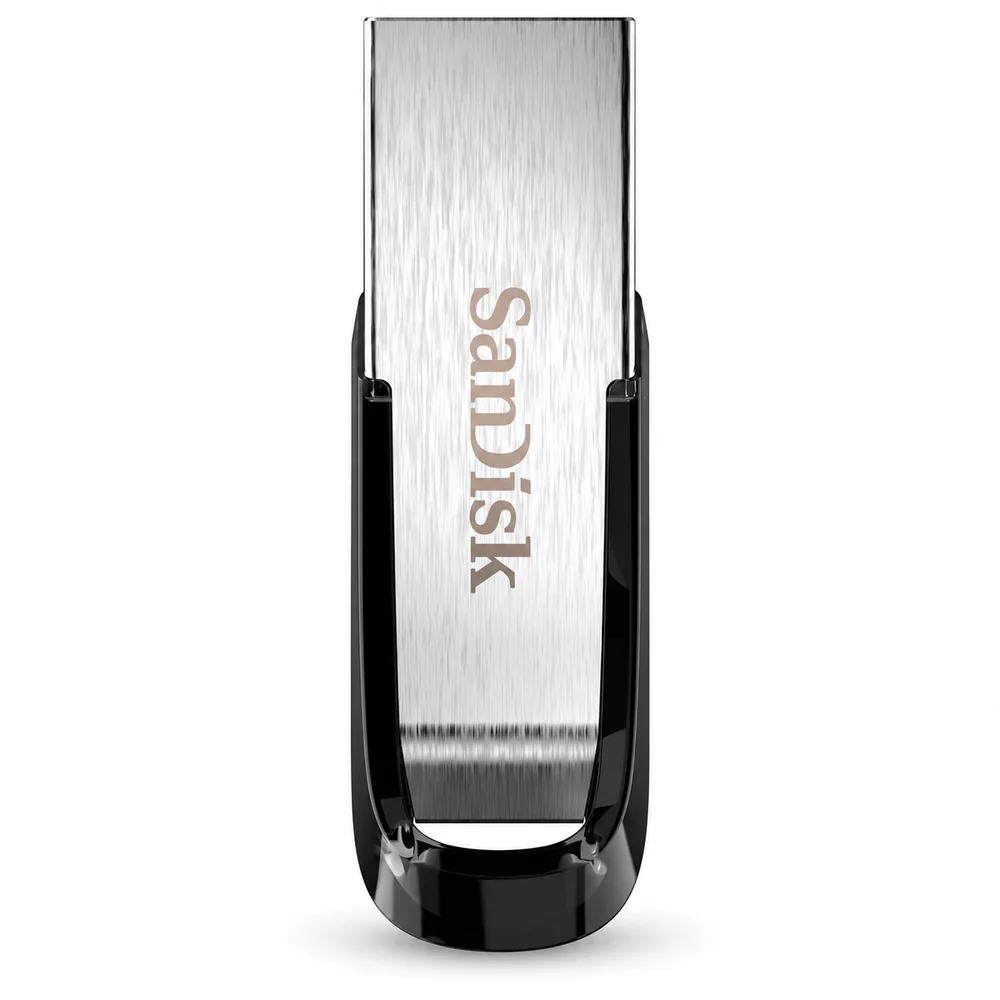 SanDisk Ultra Flair USB ključ, 128 GB, srebrno-črn
