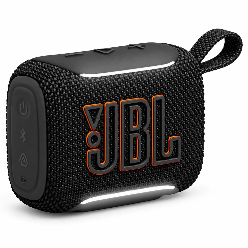 JBL Go 5 kompakten črn Bluetooth zvočnik z zanko za prenašanje