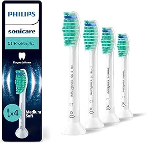 Philips Sonicare C1 ProResults nastavki HX6014/87, 4 kosi, beli