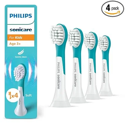 Sonicare For Kids nastavki 3+, HX6034/90, štirje kosi