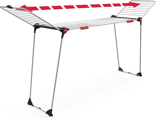 Vileda Infinity Flex Plus raztegljivo sušilno stojalo, 30 m, belo