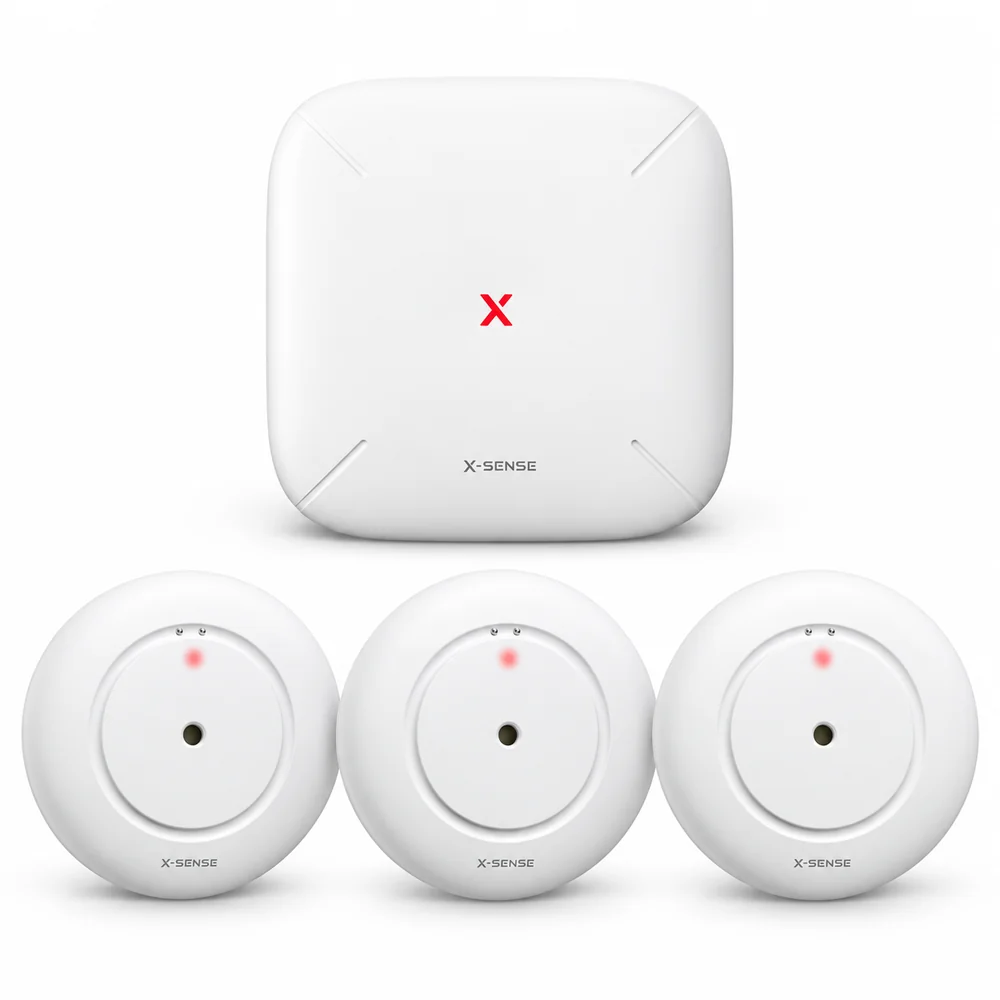 X-Sense SWS54 komplet treh senzorjev izlitja vode z bazno postajo